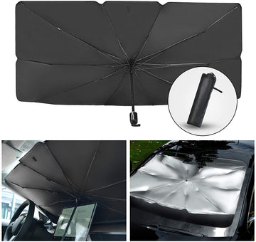 Parasol Dobrável para Carro - Formato Guarda-Chuva - OnLike